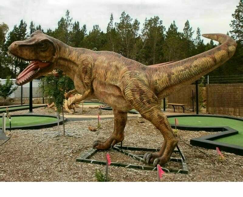 Life Size Dinosaur Replica Custom Made For Mini Crazy Golf Course 